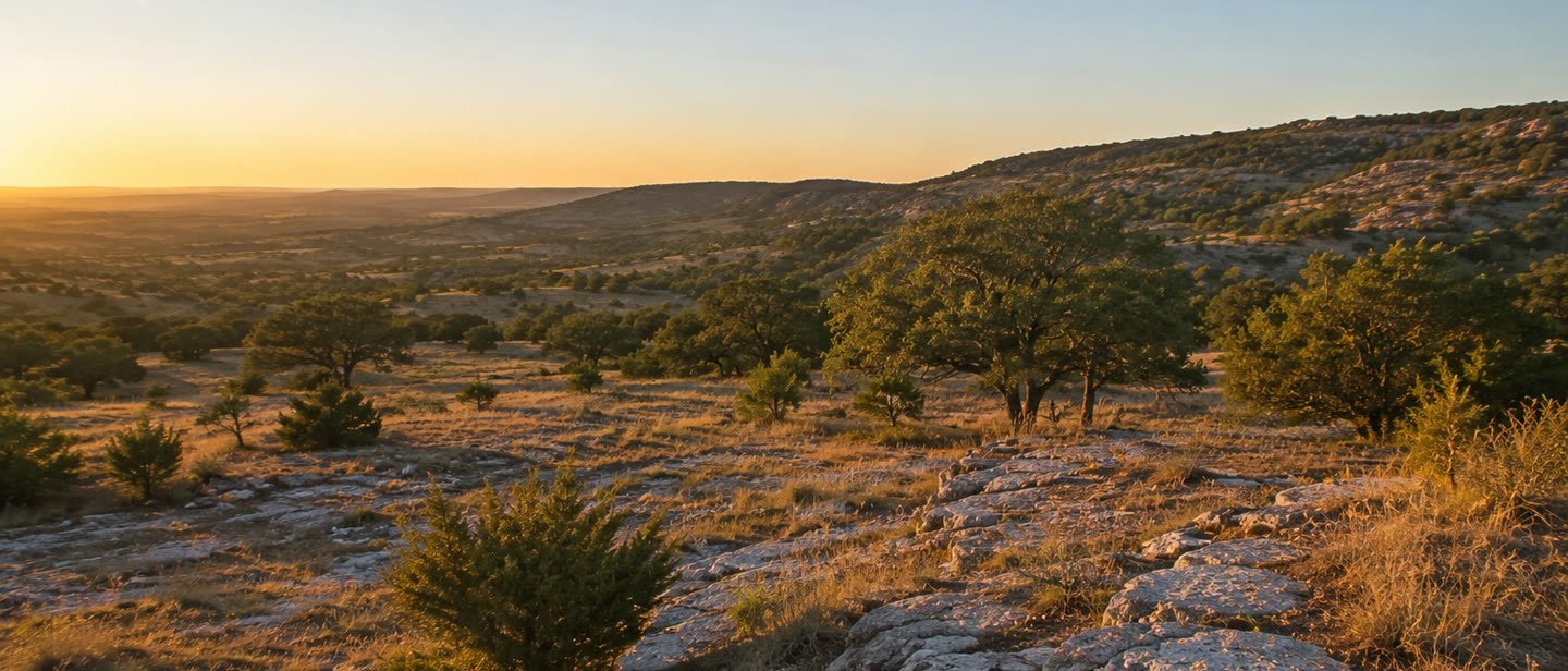 Rural land on the outskirts of Austin, Texas