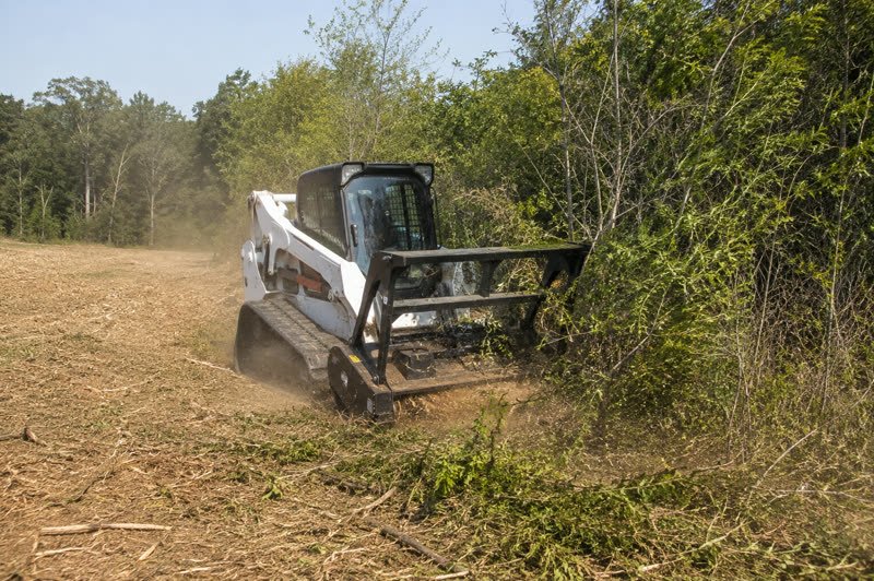 Land Clearing work in progress on rural land